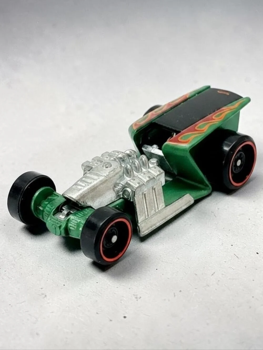 2015 Hot Wheels Green Z-Rod #166, Rod Squad Series 10/10 Die-Cast 1:64 Scale Toy